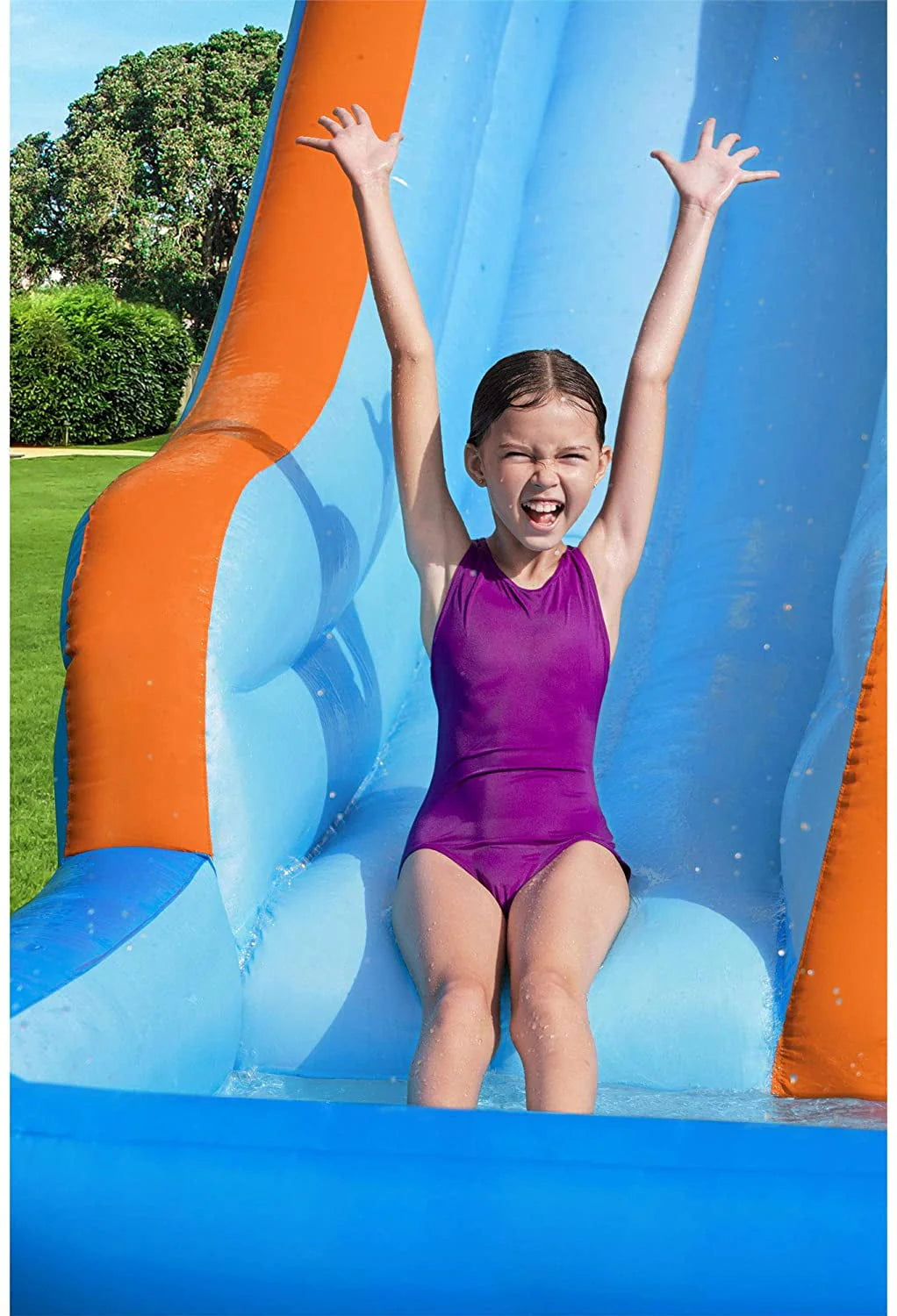 Inflatable Kids Water Park with Air Blower U86057