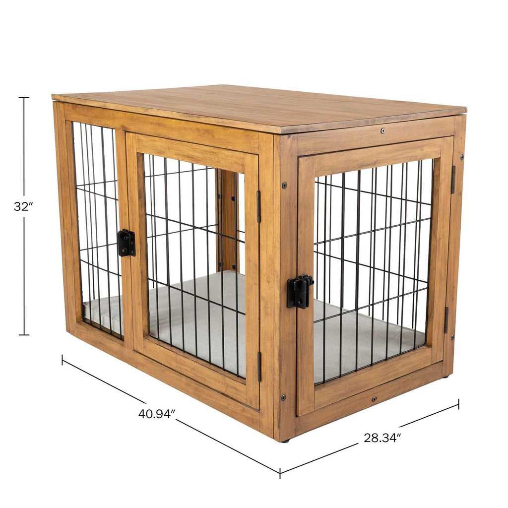 Furniture-Style Dog Crate with Double Doors M129