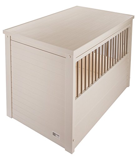 Black Medium Dog Crate End Table Q350660