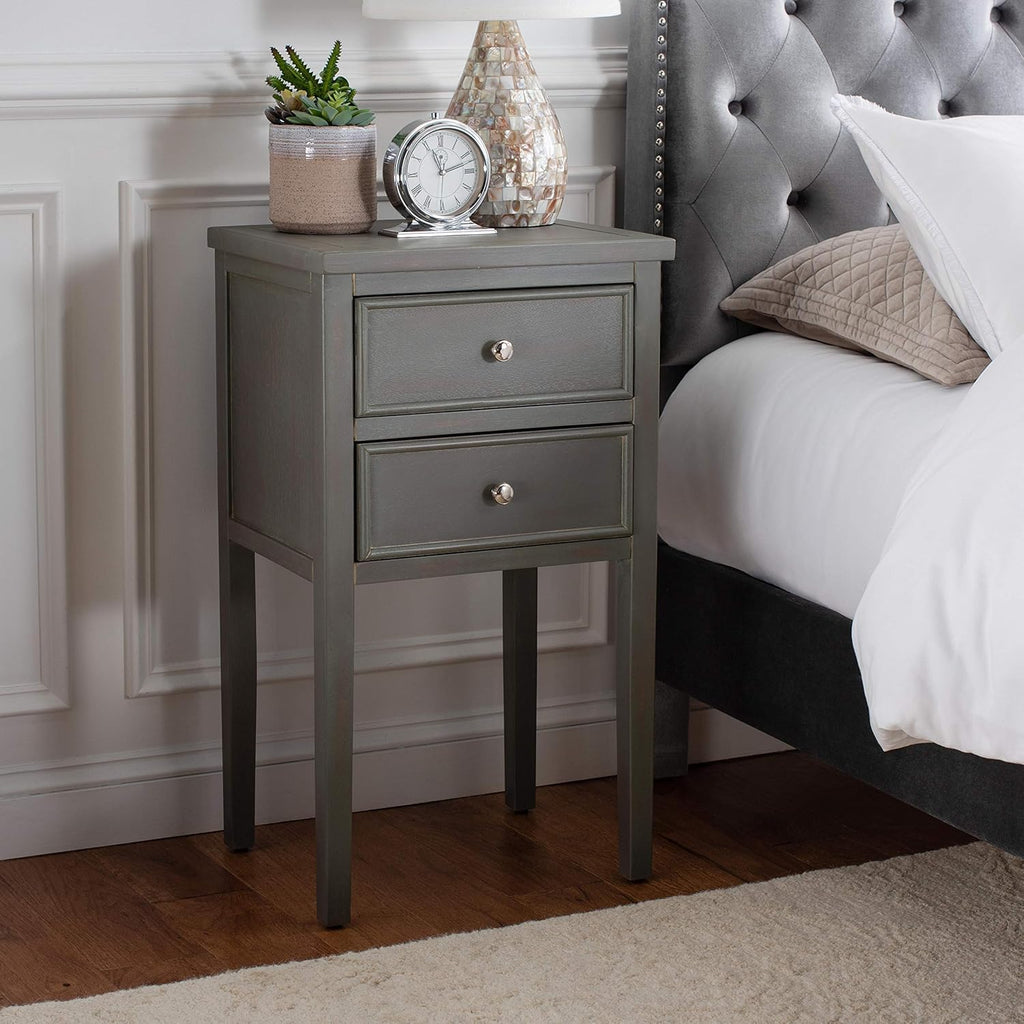 French Grey End Table S499