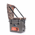 Camouflage 23 Quart Cooler with High Back Seat O2147