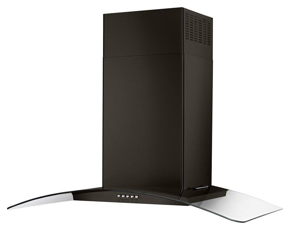 Black Stainless Wall Mount Range Hood G66083