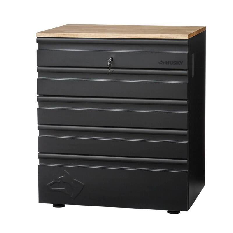 Heavy Duty Welded Steel Garage Storage System in Black U6730