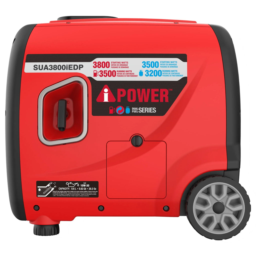 3,800-Watt Dual Fuel Portable Inverter Generator with CO Sensor B27473