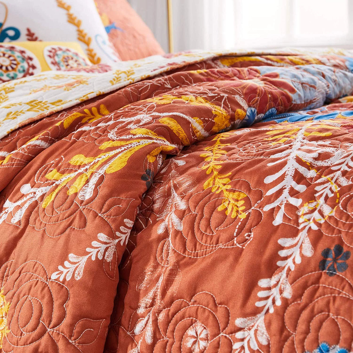Reversible 3-Piece Full/Queen Quilt Set L85604