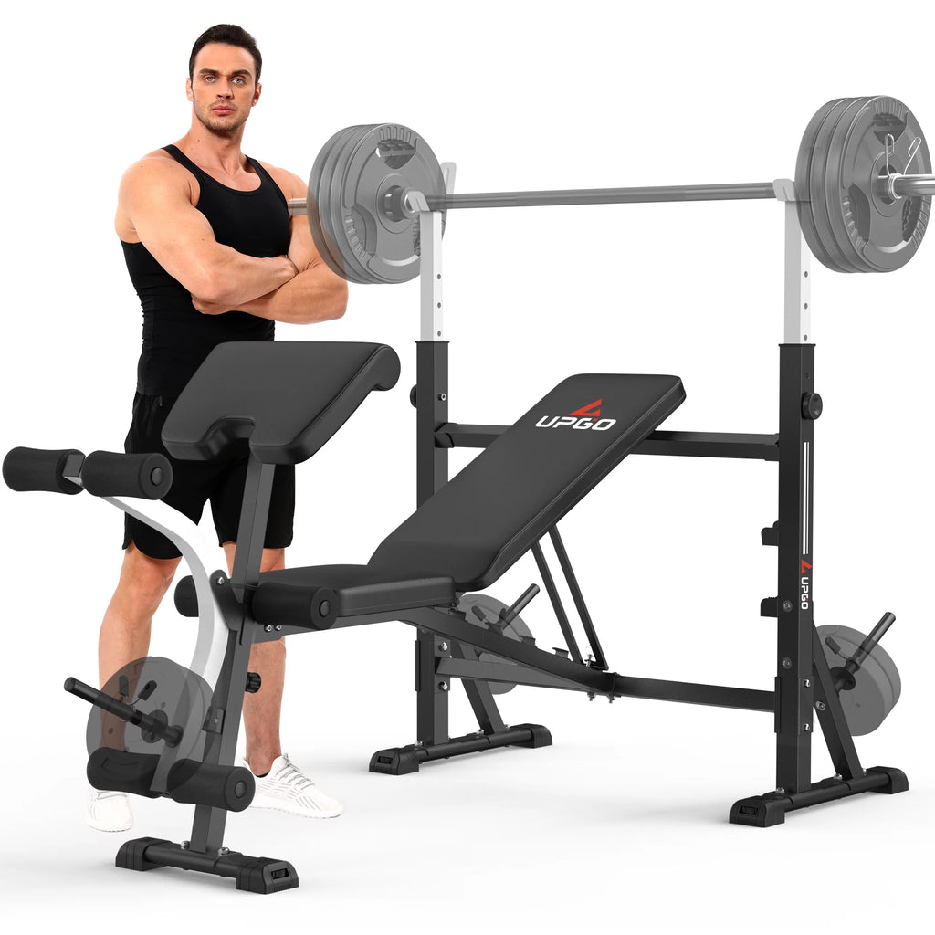 Standard Weight Bench with Preacher Curl Pad and Leg Developer K278897