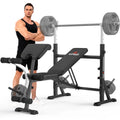 Standard Weight Bench with Preacher Curl Pad and Leg Developer K278897