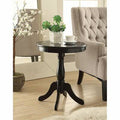 Black Pedestal End Table Z962803