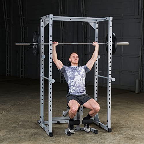 Adjustable Heavy-Duty Steel Power Rack with Chin-Up Bar U199