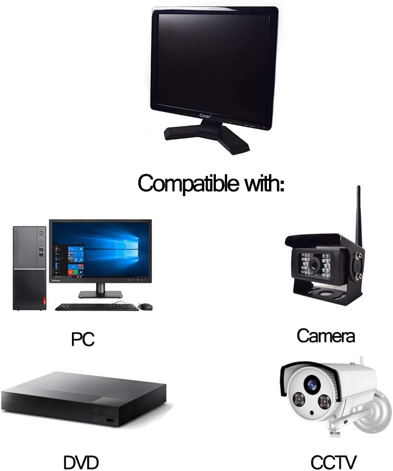 19 inch LCD CCTV Monitor with VGA HDMI BNC USB 1280x1024 N4472