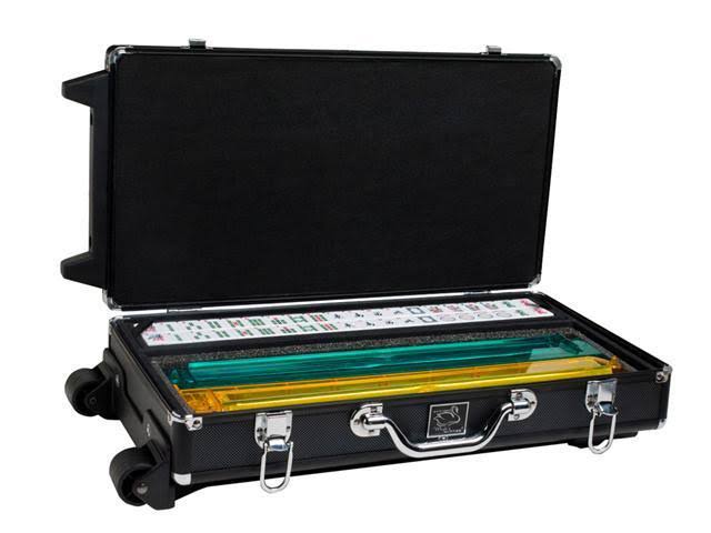 American Mahjong Set with Wheeled Aluminum Case H967535