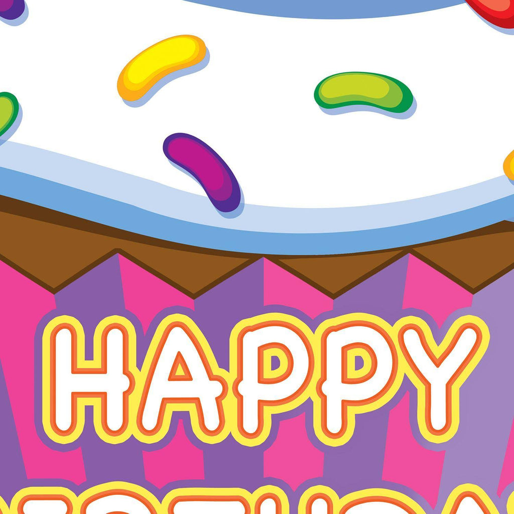 Jumbo Cupcake Yard Sign B560