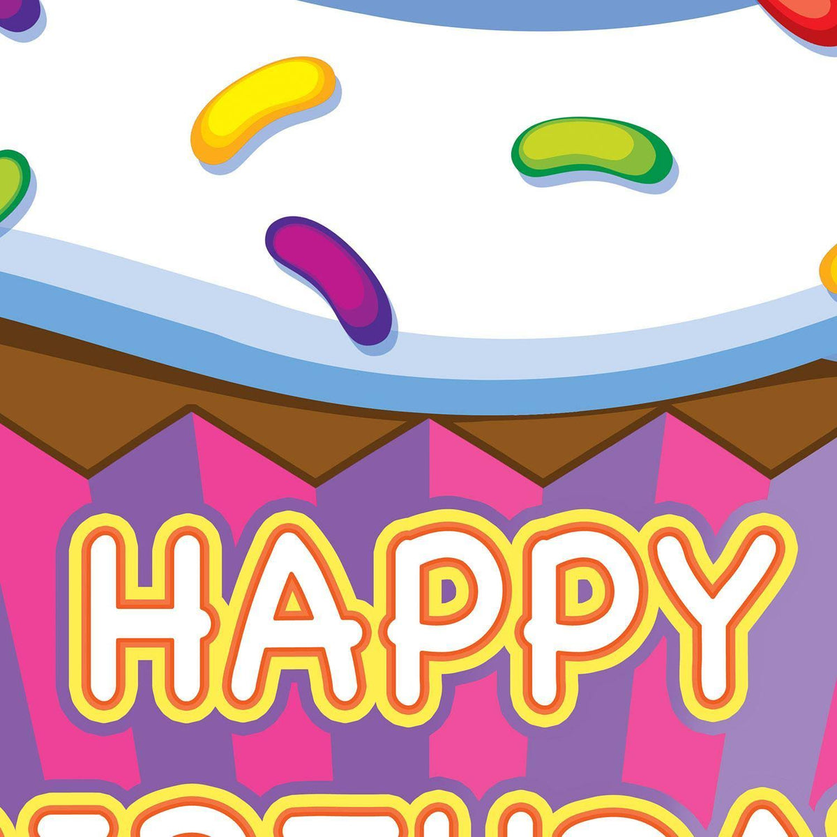 Jumbo Cupcake Yard Sign B560
