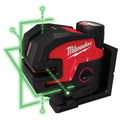 12-Volt Lithium-Ion Cordless Green Cross Line Laser Kit P80625