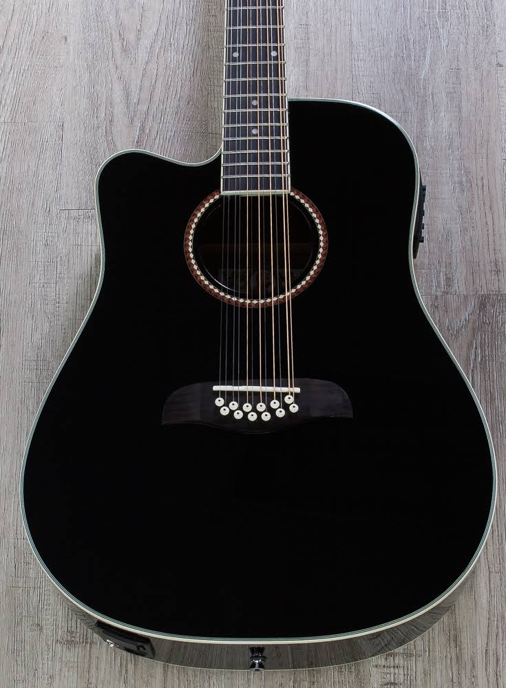 12-Strings Acoustic-Electric Cutaway Guitar O20640