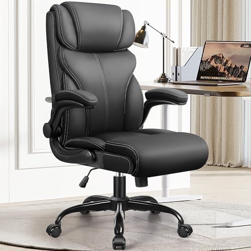Big and Tall Ergonomic Leather Office Chair R7249