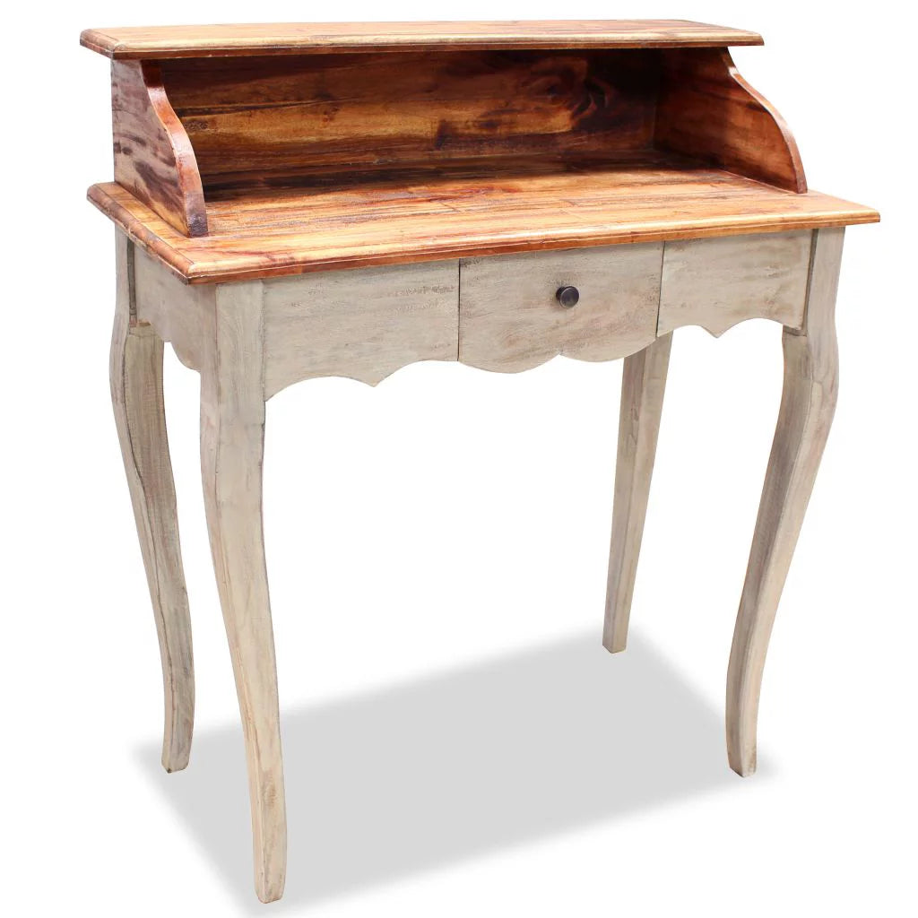 Solid Reclaimed Wood Writing Desk K8916