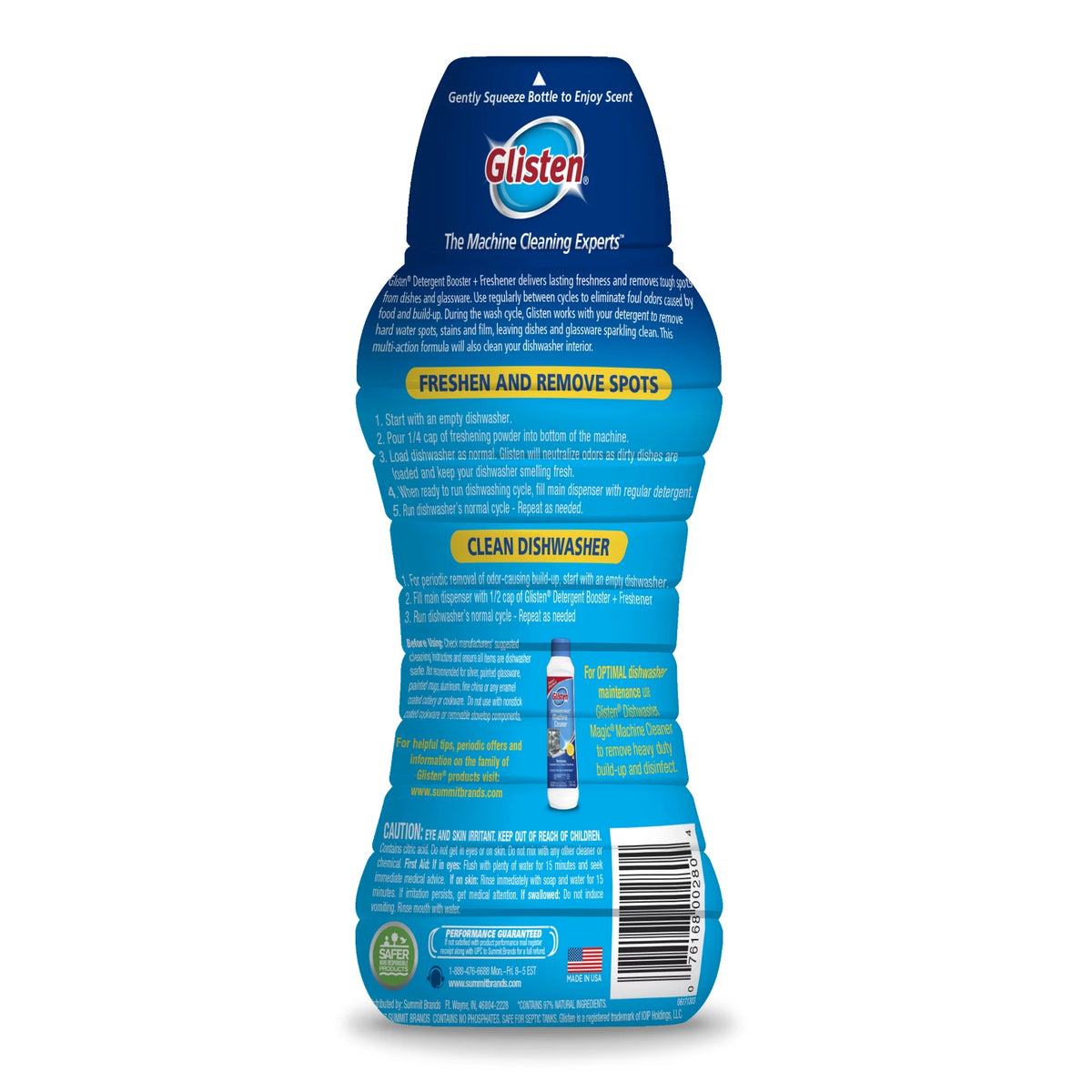 Foaming Cleaner and Dishwasher Detergent Booster S7838