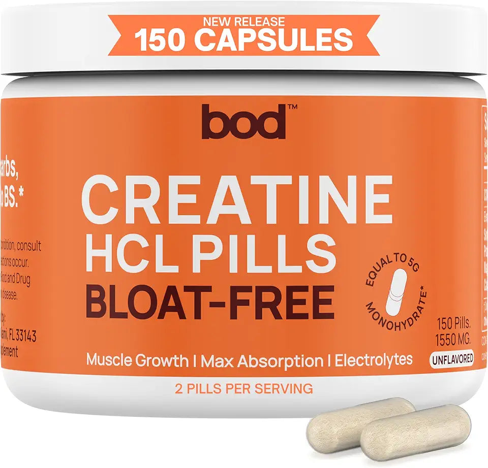 Unflavored Creatine Capsules 150 Capsules U23616