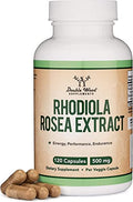 Rhodiola Rosea Supplement 500mg 120 Vegan Capsules A495