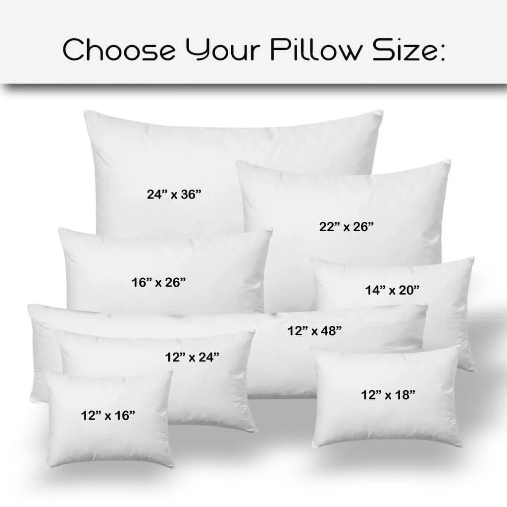 Indoor/Outdoor Soft Pillow Zipper Cover Only 12 x 16 D848