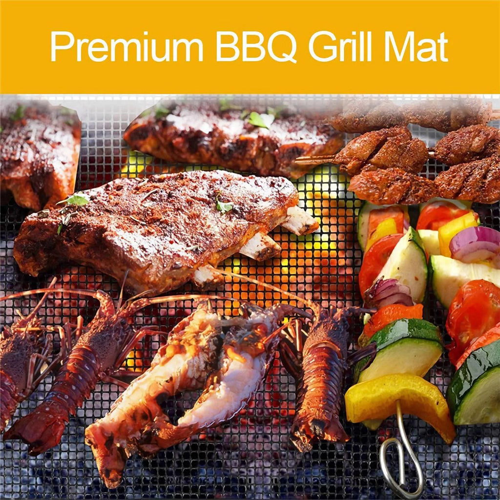 Portable Charcoal Grill with Non-Stick Grill Mat W27038
