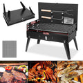 Portable Charcoal Grill with Non-Stick Grill Mat W27038