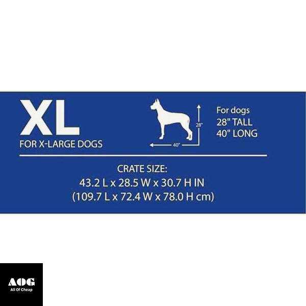 2-Door Folding Dog Crate Q613605