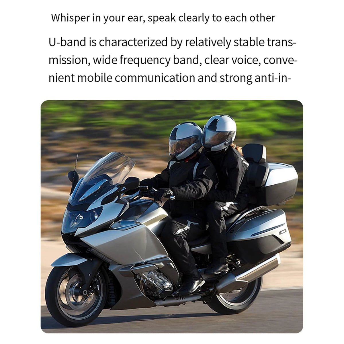 Waterproof Motorcycle BT Intercom Helmet BT Headset A842