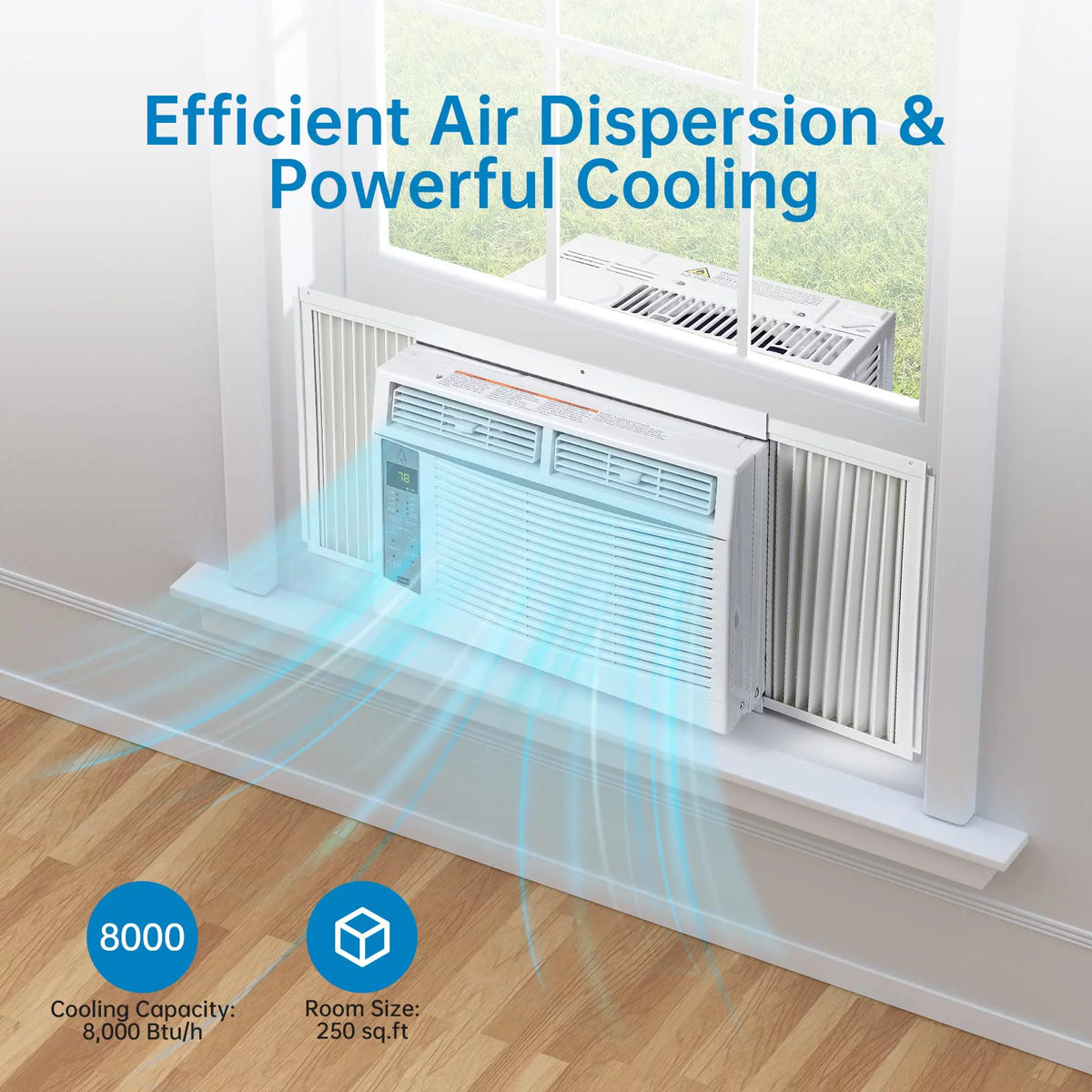 6000 BTU White Air Conditioner with Remote App Control H641464