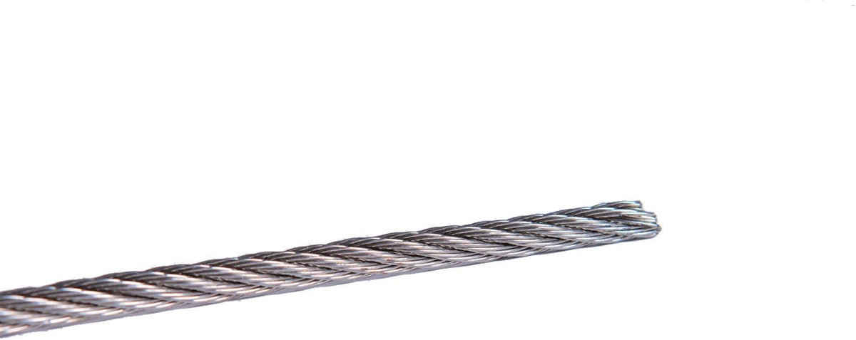 1/8” 1x19 Marine Grade Stainless Steel Cable 250-Foot Spool M859