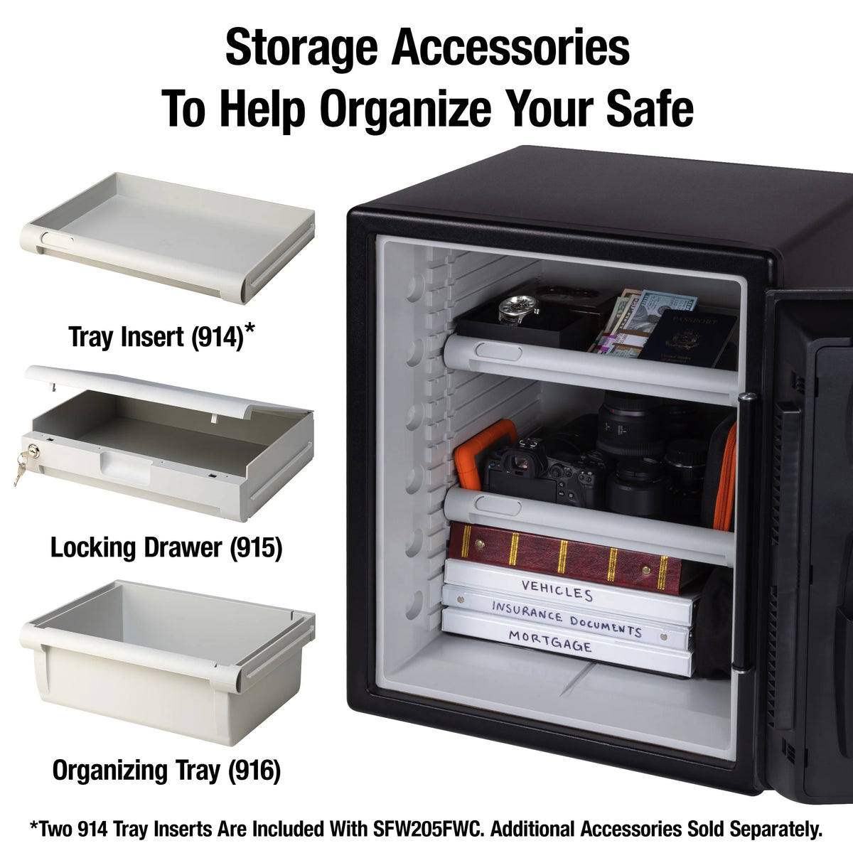 Water and Fire-Resistant Safe with Digital Keypad Lock, 2.0 cu. ft. D36402