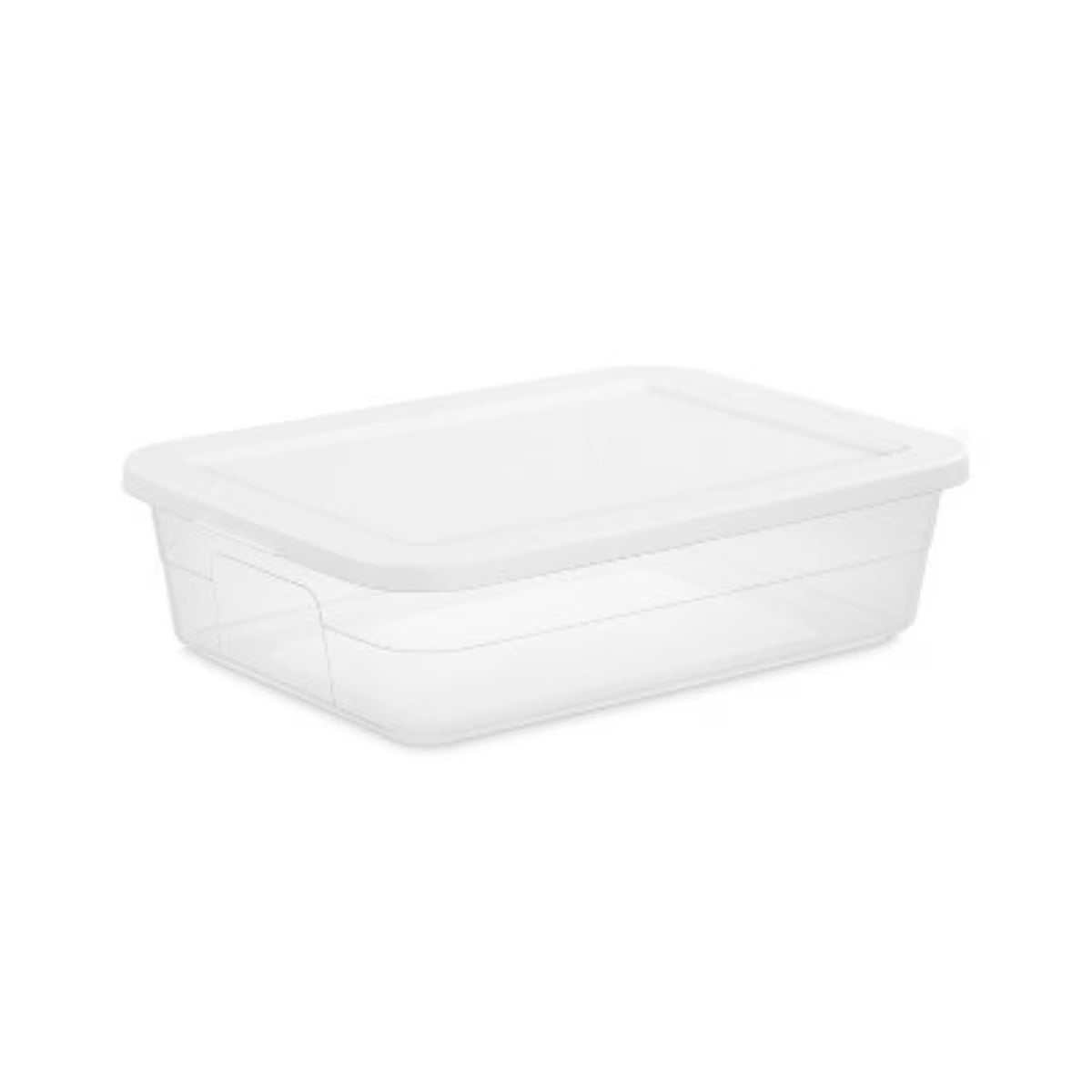Clear 28 Quart Under Bed Storage Container with Lid J764