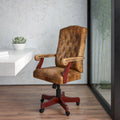Brown Executive Swivel Office Chair with Arms P187687