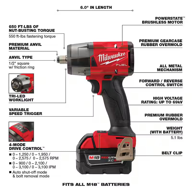 18V Lithium-Ion Brushless Cordless Combo Kit (9-Tool) L856
