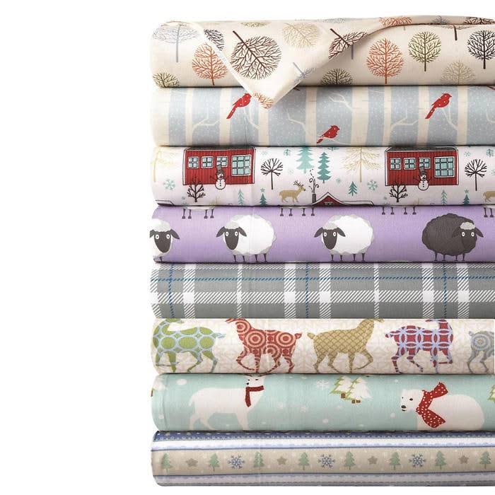 Micro Flannel Sheet Set Blue King G12727