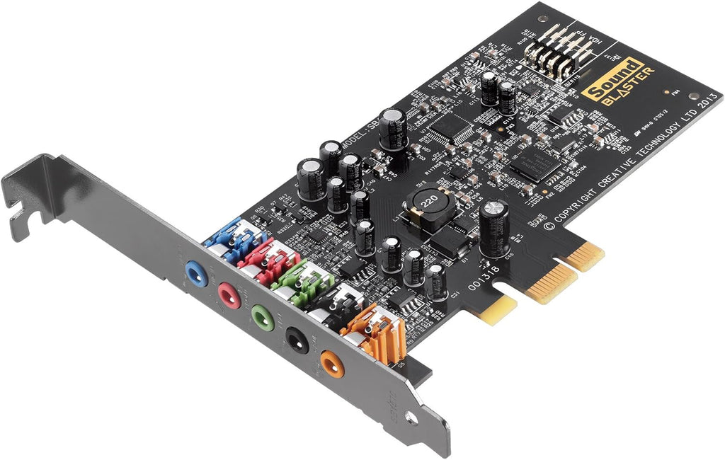PCIe 5.1 Sound Card with Headphone Amp B818