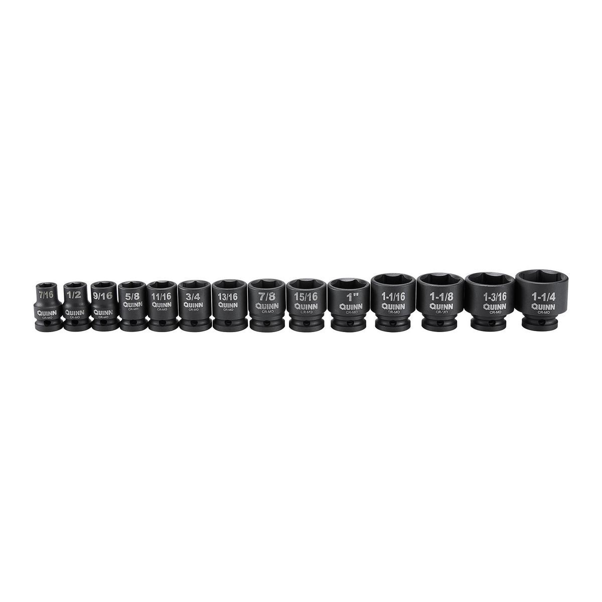 1/2 in. Drive SAE and Metric Impact Socket Set, 61-Piece E59803