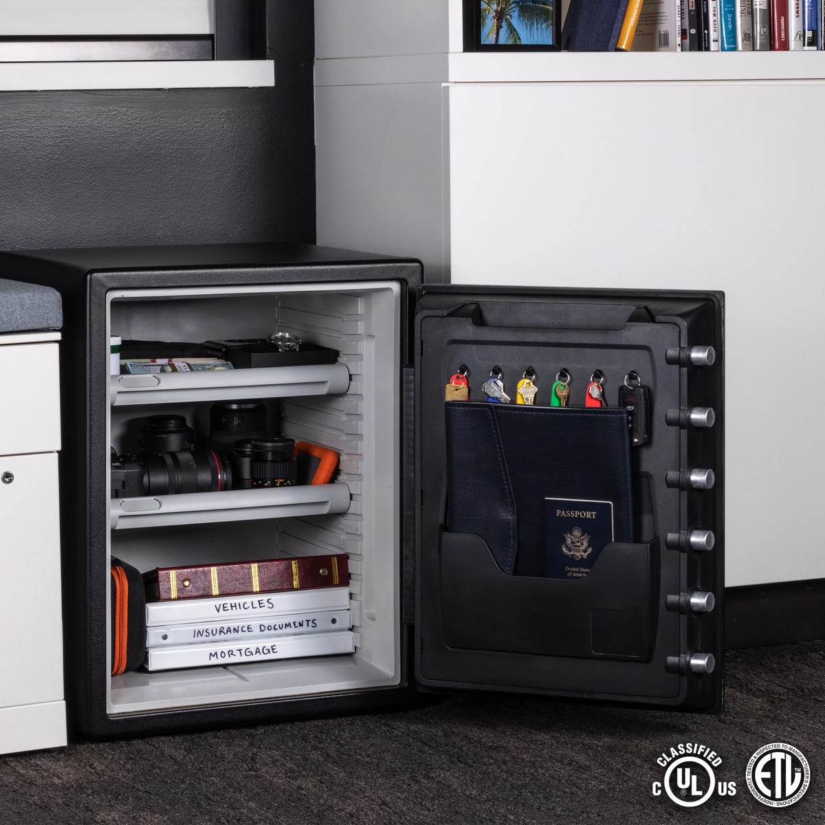 Water and Fire-Resistant Safe with Digital Keypad Lock, 2.0 cu. ft. D36402