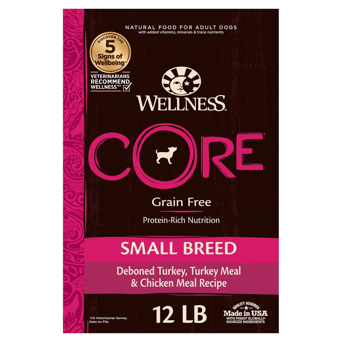Grain Free Dry Dog Food, Small Breed, 12-Pound Bag S81940