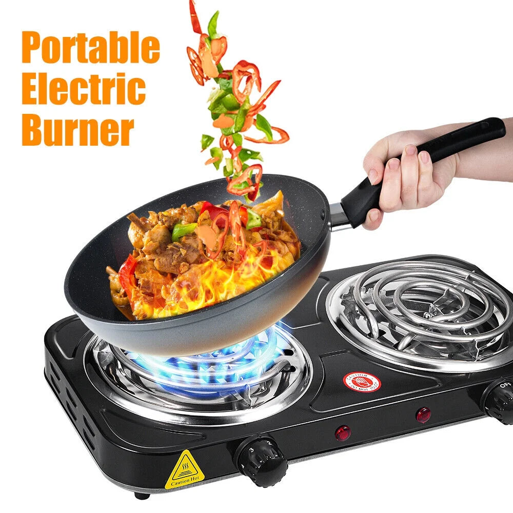 Double-burner Electric Hot Plate X62856