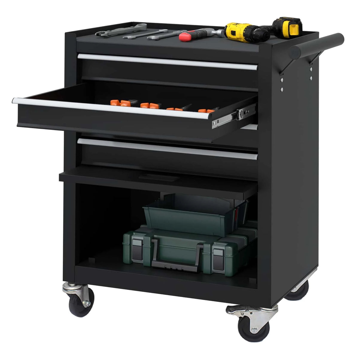 24-In Steel 4-Drawer Rolling Tool Chest H96454