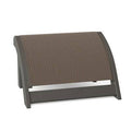 Textured Graphite Tweed Outdoor Ottoman J9923