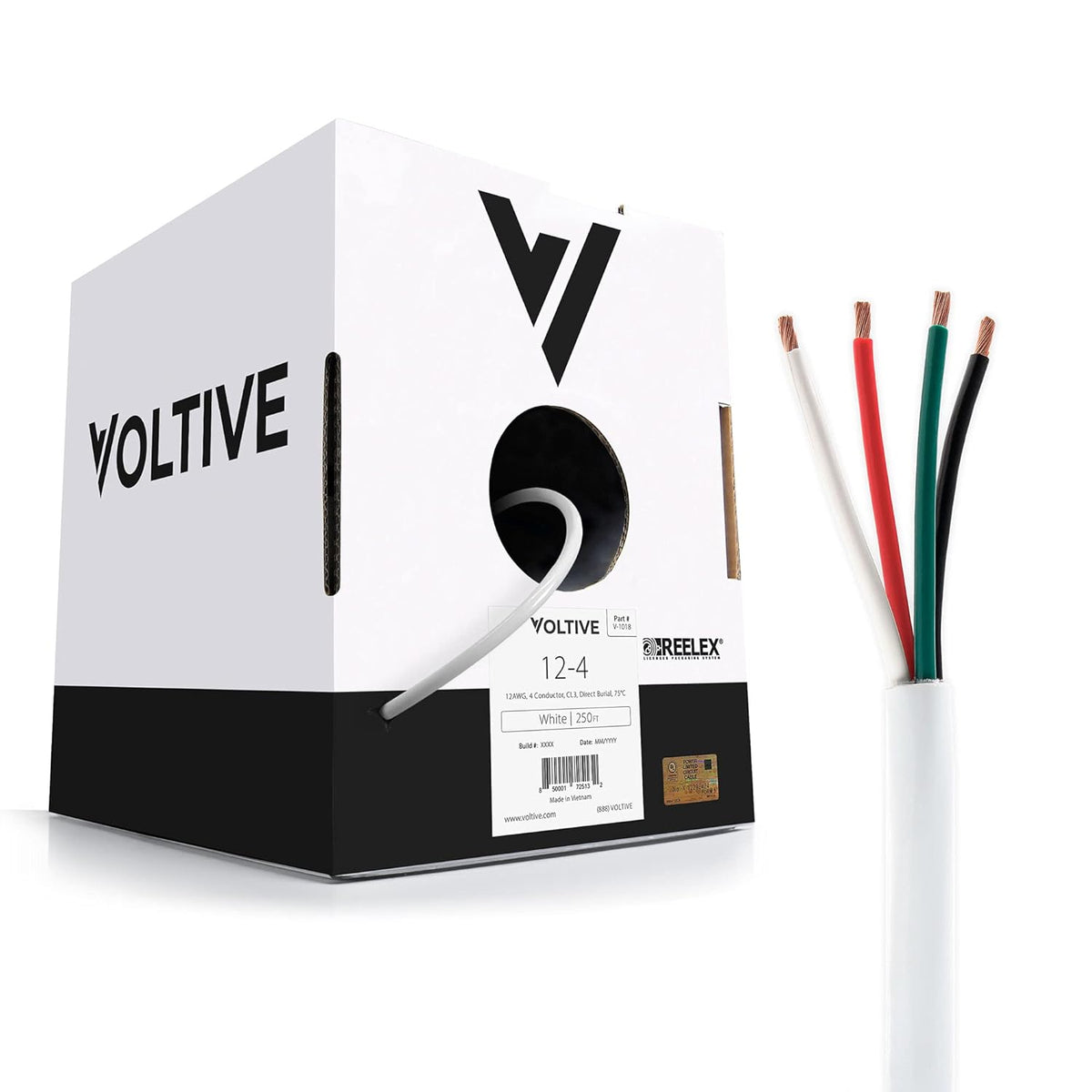 12 AWG 4 Conductor Oxygen-Free Copper Speaker Wire R200