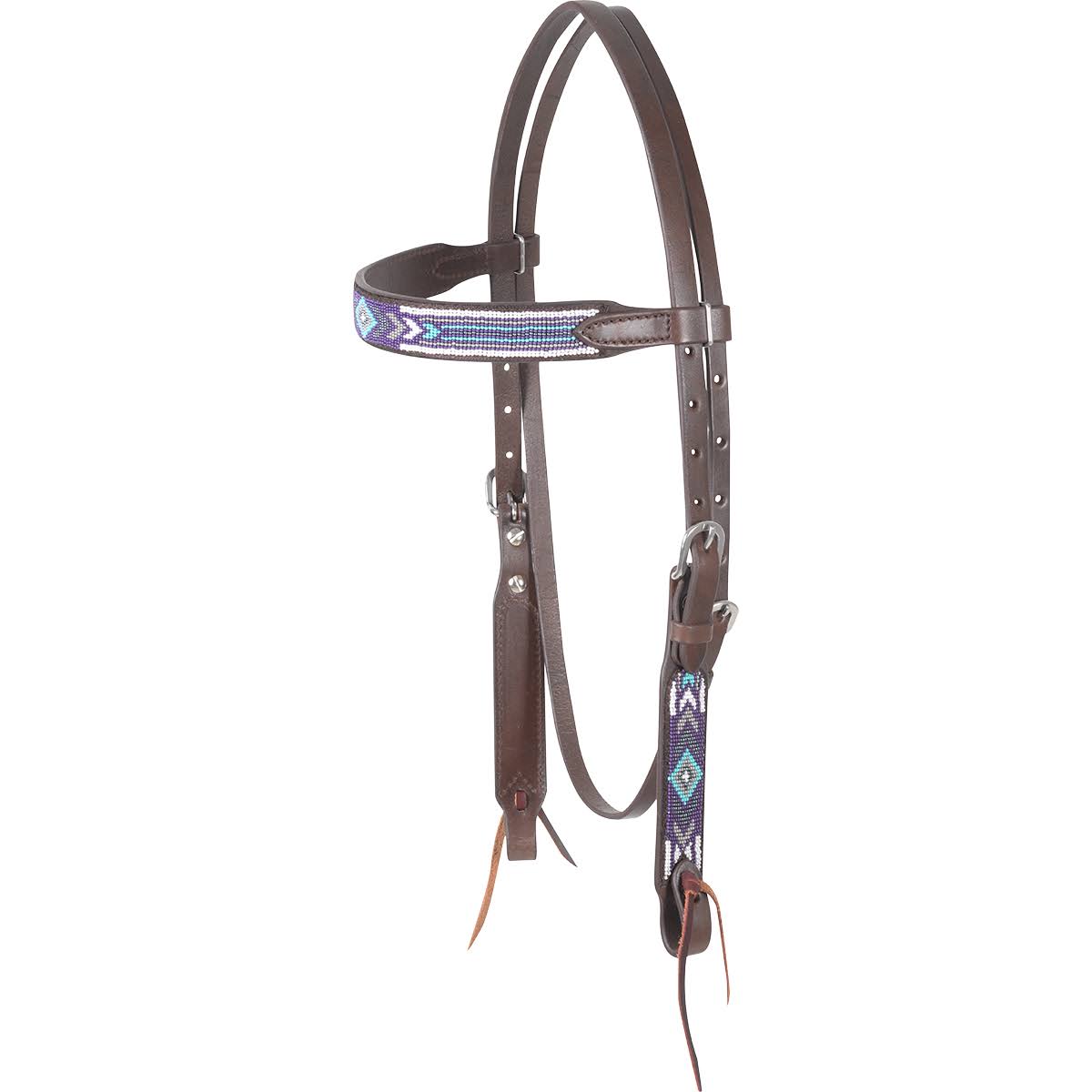 Beaded Browband Headstall X301