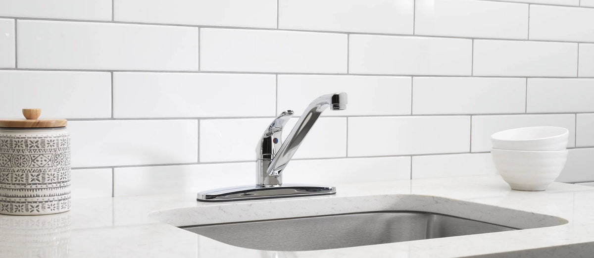 8" Widespread Single Handle Kitchen Faucet Chrome M62337