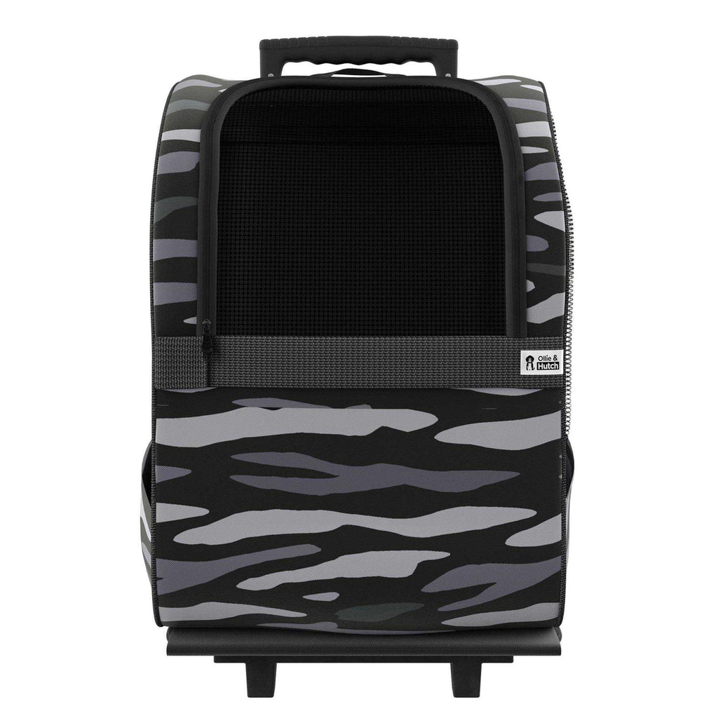 Pet Carrier Trolley with Shock Absorbent Wheels Y84965