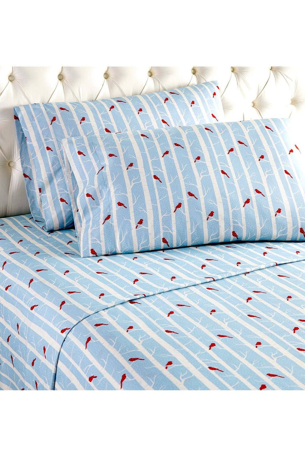 Micro Flannel Sheet Set Blue King G12727
