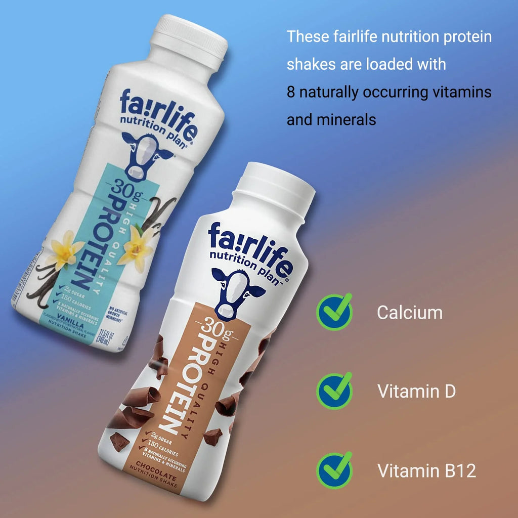 Vanilla & Chocolate High Protein Shake 12 pk H484642