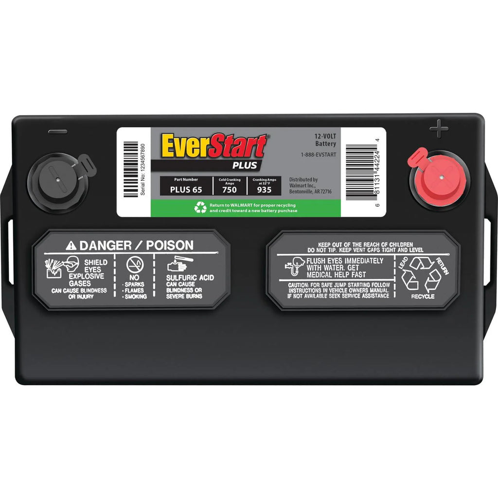Lead Acid Automotive Battery Group Size 65 12 Volt 750 CCA B4198